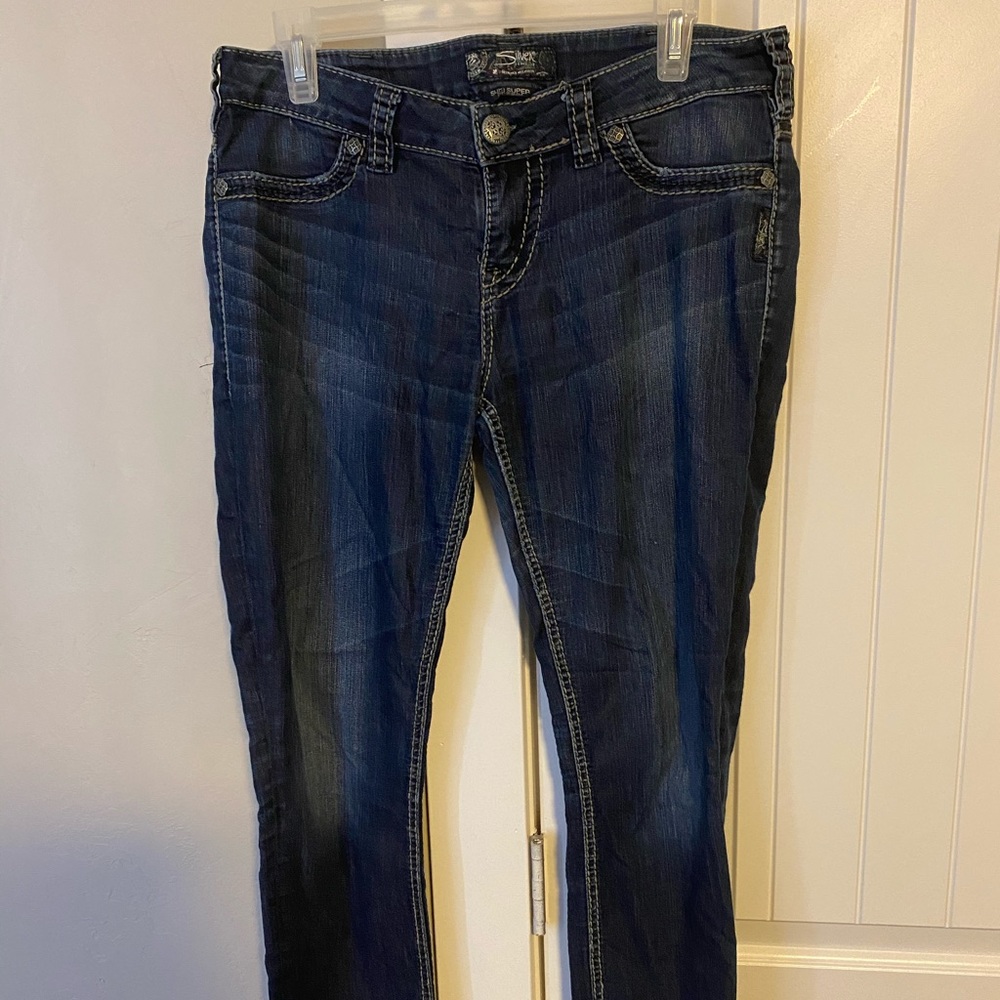 Silver jeans